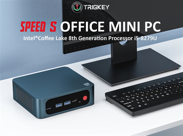 新品ミニPC  TRIGKEY Speed S office  ミニキーボード付