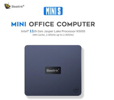 より小さく低価格になった「Beelink MiniS」ミニPCが発売～第11世代Celeron N5095/Windows11 Proを搭載した2万円前半のハイコスパさが魅力