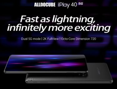 発売されたばかりの「ALLDOCUBE iPlay40 5G」が数量限定で209.99ドル=2.8万円に! Dimensity 720でAnTuTu30万点のタブレットとしては破格値