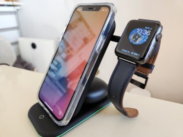 【実機レビュー】iPhone+Apple Watch+AirPods等の3デバイス同時充電可能「TECLAST F6 3in1 ワイヤレス充電器」～使うと分かる3デバイスを1カ所にまとめて整理+充電の便利さ