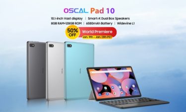 「OSCAL Pad 10」タブレット50%オフで発売へ! 10.1インチ＆Widevine L1対応ディスプレイUNISOC T606+8GB+128GB タブをAliexpressでわずか129.99ドルで発発売!  : PR