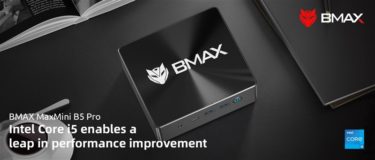 先代から大幅にスペックアップした「BMAX B5 Pro」ミニPCが期間限定で約1万円オフに! Core i5 8260U+16GB+512GB+構成で約4万円と低価格に