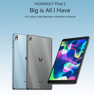 HEADWOLF FPad 2タブレット 89.99ドル、 第11世代Core i5-11320H搭載T-BAO MN22  341.99ドルなど在庫一掃セール価格に～Banggoodセール/クーポンまとめ
