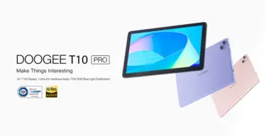 タフネススマホメーカーのDOOGEEから10.1インチタブレット「DOOGEE T10 Pro」発売。UNISOC T606搭載でWUXGAの高解像度Widevine L1対応の動画視聴にうってつけな低価格タブレット