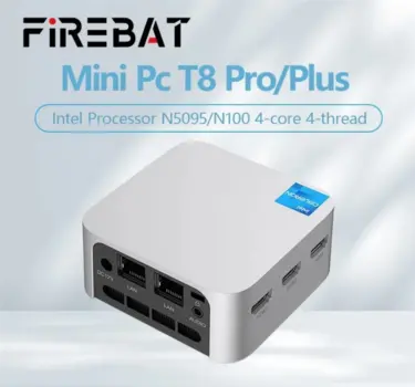 【これ安すぎ】手のひらサイズのIntel N100搭載のミニPC『Firebat T8 Plus』がたったの112ドルで1.7万円から。ただ16GB+512GB版がRAM/SSD倍増で+2500円程度で断トツお買い得