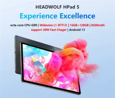 AnTuTu 42万点タブレットが150ドル! 「HEADWOLF HPad5」10.51インチ/8500mAhの大容量バッテリー/Netflix&Widevine L1対応/3キャリアプラチナバンド対応Android13タブレット