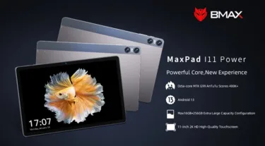 BMAXからもHelio G99搭載タブレット「BMAX MaxPad i11 Power」発売 – AnTuTu 40万点で179.99ドルと低価格が魅力だがちょっぴり残念な点も