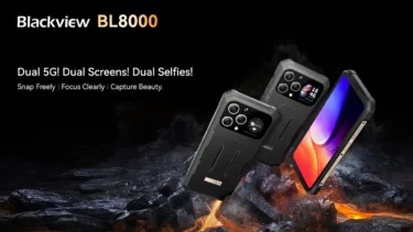 「Blackview BL8000」がグローバル発売で199.99ドル!  5G、前後ディスプレイ、Dimensity7050、デュアル自撮りを搭載したタフネススマートフォン : PR
