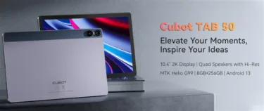 スマホメーカーCubotからもHelio G99搭載「Cubot TAB 50」10.4インチタブレットが発売。気になる点もあるが150ドル程度とライバルより格段に安く4スピーカーのリーズナブルタブ