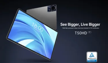 TECLASTから10.95インチ大型タブレット「TECLAST T50HD」が発売! 期間限定で1万9900円に。UNISOC T606+4G LTE搭載タブレット