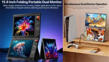 Cdisplay 15.6インチデュアルモニター、あまりに安すぎて即ポチってしまった。だって117ドルで1万7000円ですよ